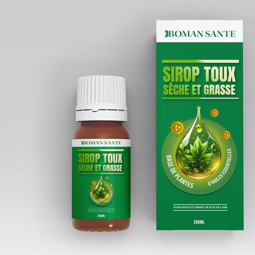 Sirop Toux Packaging